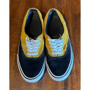 Vans‎ Era Pro Skate Shoes Men's 8.5 Corduroy Black Yellow Sneakers